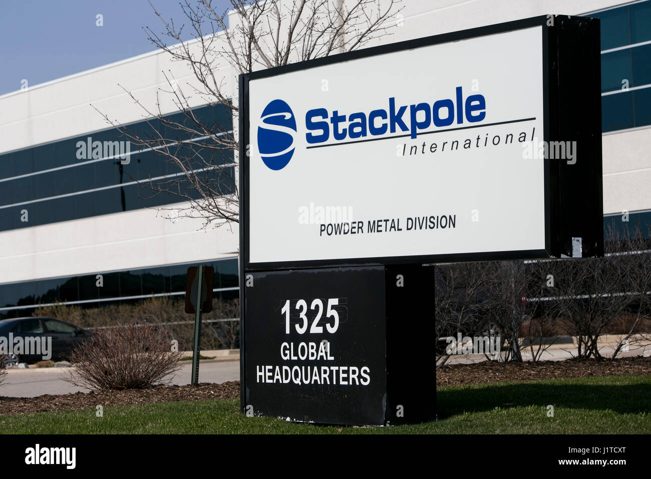 Stackpole International global headquarters sign